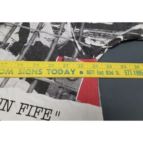 90s Barney Fast Fife Andy Griffith Show All Over Print Shirt Mayberry Size XL - Picture 6 of 7